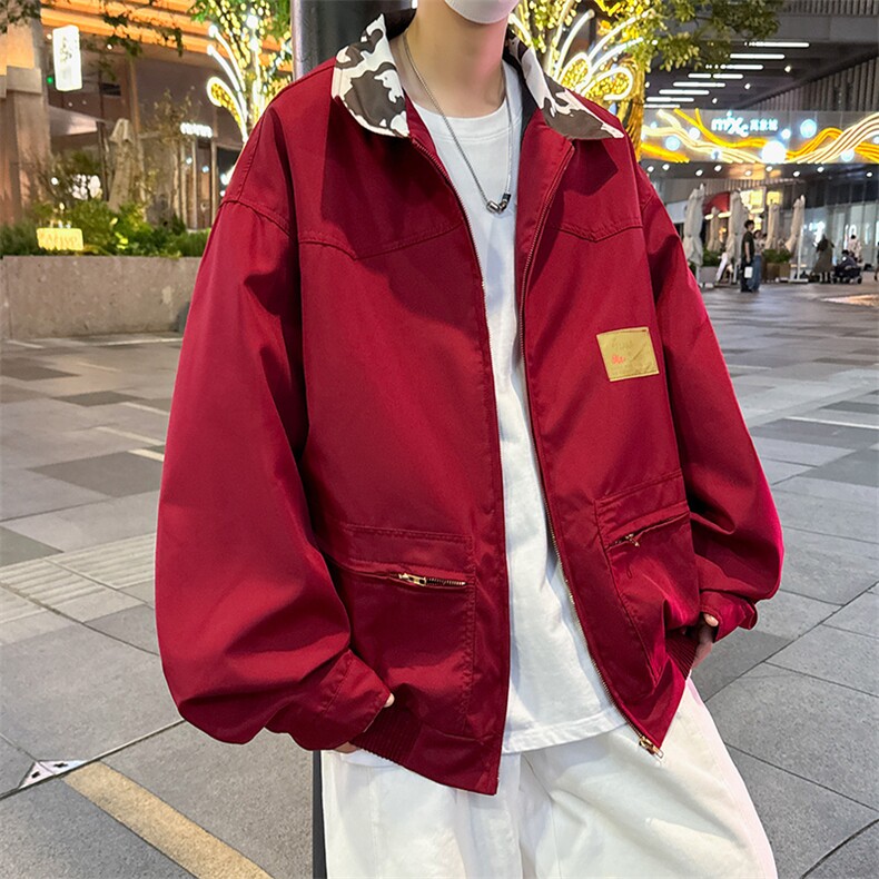 F538P60秋冬男装夹克外套时尚潮流港风男上衣,男装夹克,星座512-6
