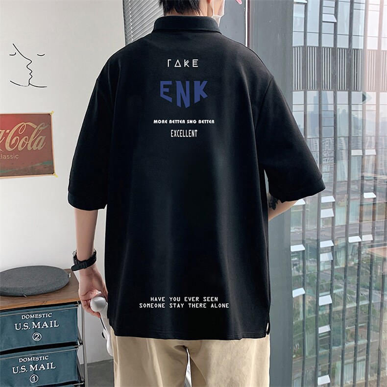 PL57120-P35翻领短袖polo衫男大码胖子半袖t恤男有领保罗衫模特,男装Polo衫,电商A040