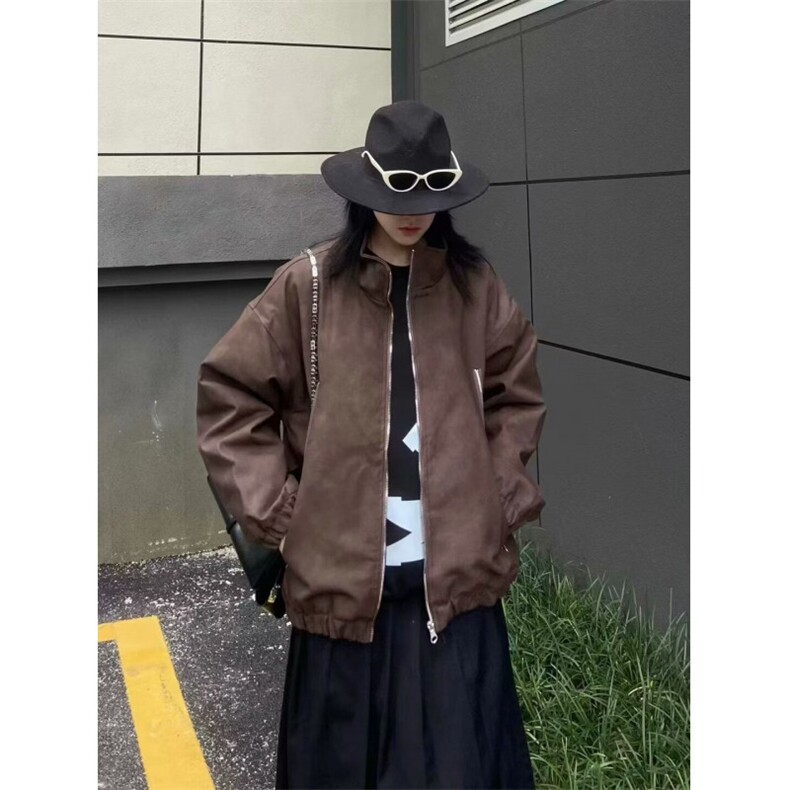 美式秋冬季新款皮夹克外套JC128P85,男装夹克,星座1116-2