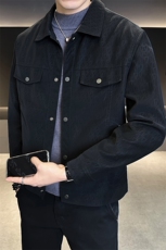大货加绒加厚男装皮夹克外套皮衣男C317-JK5188-P145，男装夹克，电商C317