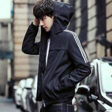 A003-932-P40秋冬季新品连帽夹克男外套潮TIM内景，男装夹克，电商A003