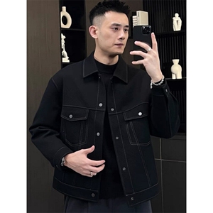 抖音网图现货 春季男明线工装斜纹夹克外套JK31P108控148图片