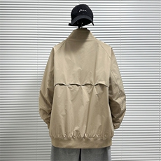 秋款男立领夹克衫工装织带宽松休闲外套JK097P68，男装夹克，星座1013-1