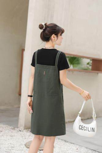 水洗棉假两件套，女装，平凡人生