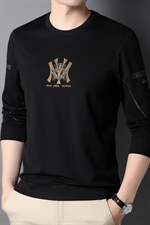 2023新款卫衣男士上衣针织衫长袖T恤P75，男装针织衫/毛衣，电商D223-1