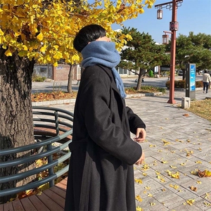 冬季韩版男士加棉呢子大衣长款风衣夹克外套1206-P135 大货已备图片