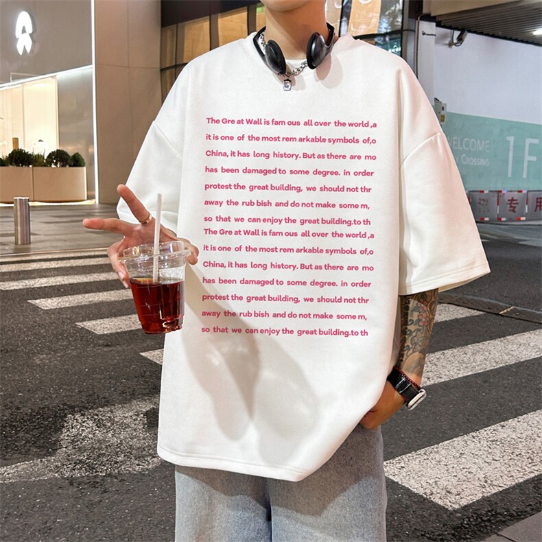 量大优供视频重磅麂皮绒短袖t恤男JT526-特p19,男装T恤,电商B371