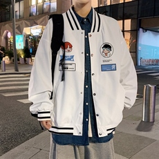 主推！2023春季新款男士棒球服中性潮牌夹克学生外套JK502P60，男装夹克，电商B220