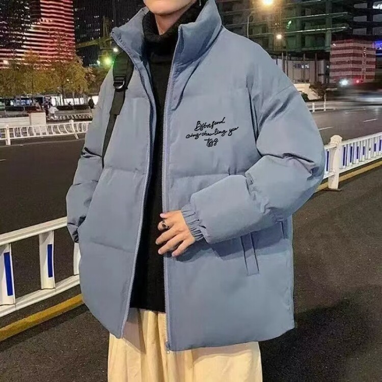 棉衣男生冬季2025新款高街潮牌棉袄子羽绒面包棉服装加厚保暖外套,男装棉衣,星座218-8