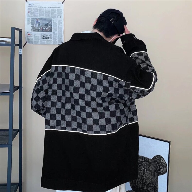 潮流夹克潮男春季棒球领夹克J8054P65,男装夹克,星座1116-2