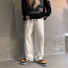 高街男直筒宽松春款炸街潮字母阔腿拖地裤UK94P38，男装休闲裤，星座1116-2