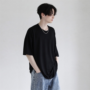 夏季纯色短袖圆领T恤休闲百搭10色纯棉打底衫上衣1017-1-T707-P30图片