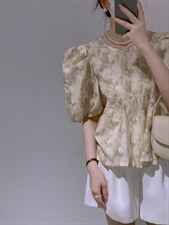 系带娃娃衫，其它，驿谷