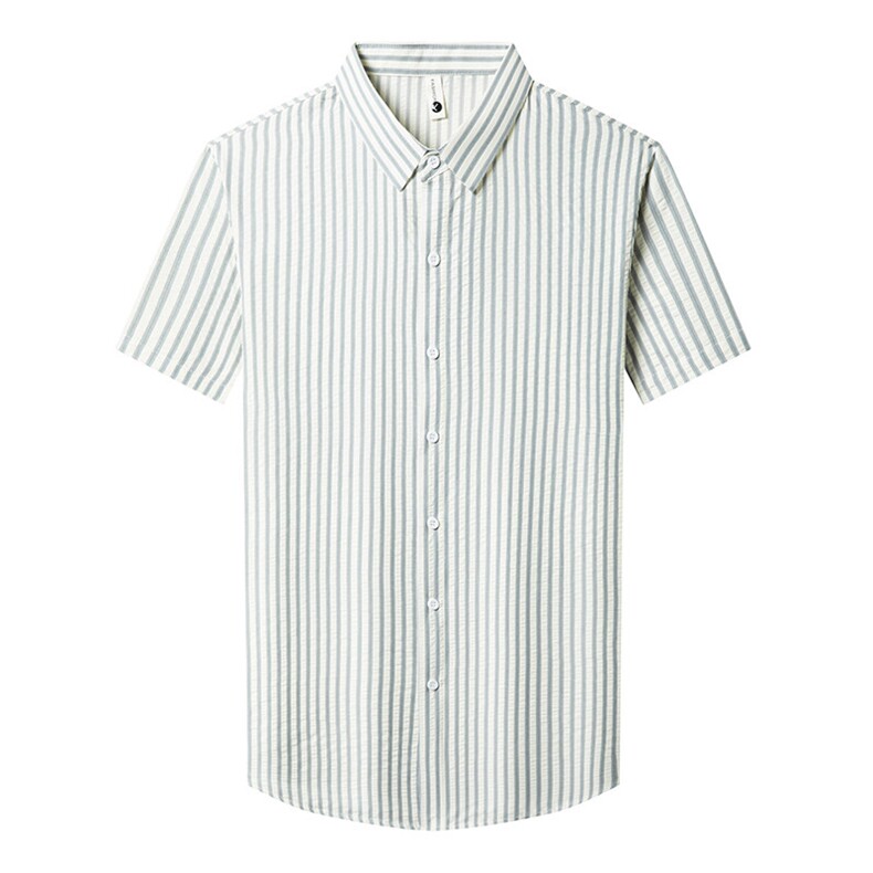 YL6112春夏男士新款短袖衬衫青年修身翻领衬衣休闲打底衫,男装T恤,电商B360