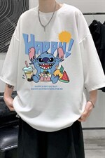 Q11077-P30春夏季七分袖t恤男大码五分袖男短袖中袖大皂风，男装T恤，电商A040