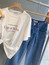 【DAVIDA】韩版直筒阔腿牛仔裤！，女装牛仔裤，DAVIDA