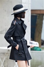 「布之魅」秋季风衣，四色四码，女装风衣，布之魅