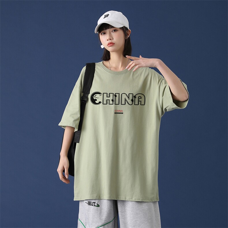 短袖t恤男夏季潮流宽松潮牌体恤男装夏装2024新款A161-2-T20-P25,男装T恤,电商A161-2
