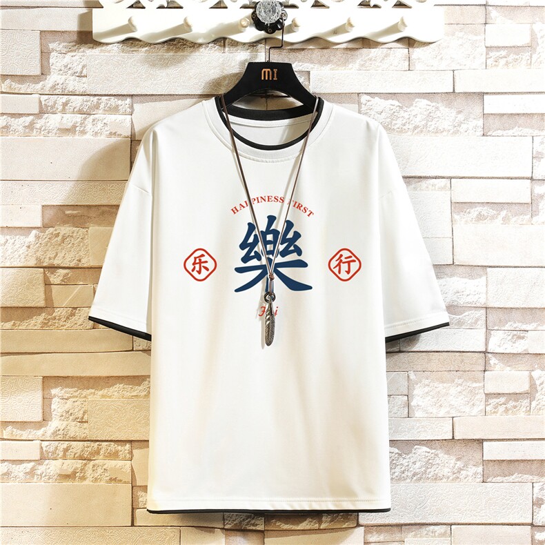 xz116-T125-P30控48短袖网格男潮牌情侣夏装克莱因蓝大码潮T恤,男装T恤,星座103A