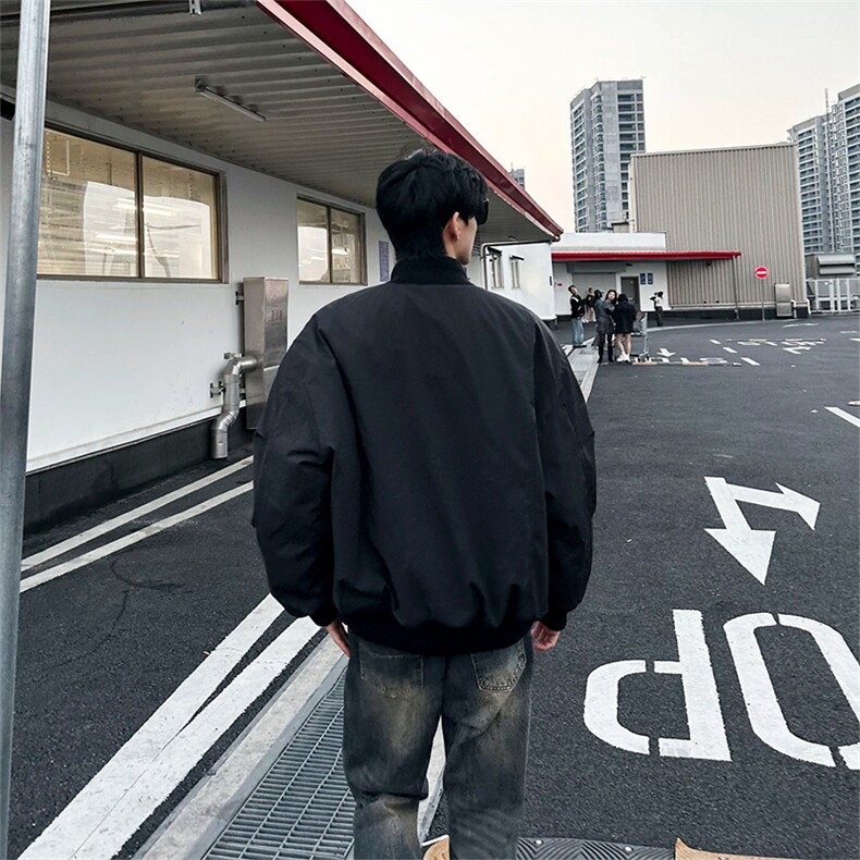 [网图]夹棉加厚棉衣飞行员夹克短款立领外套男5D1199-TP48不,男装夹克,电商A102