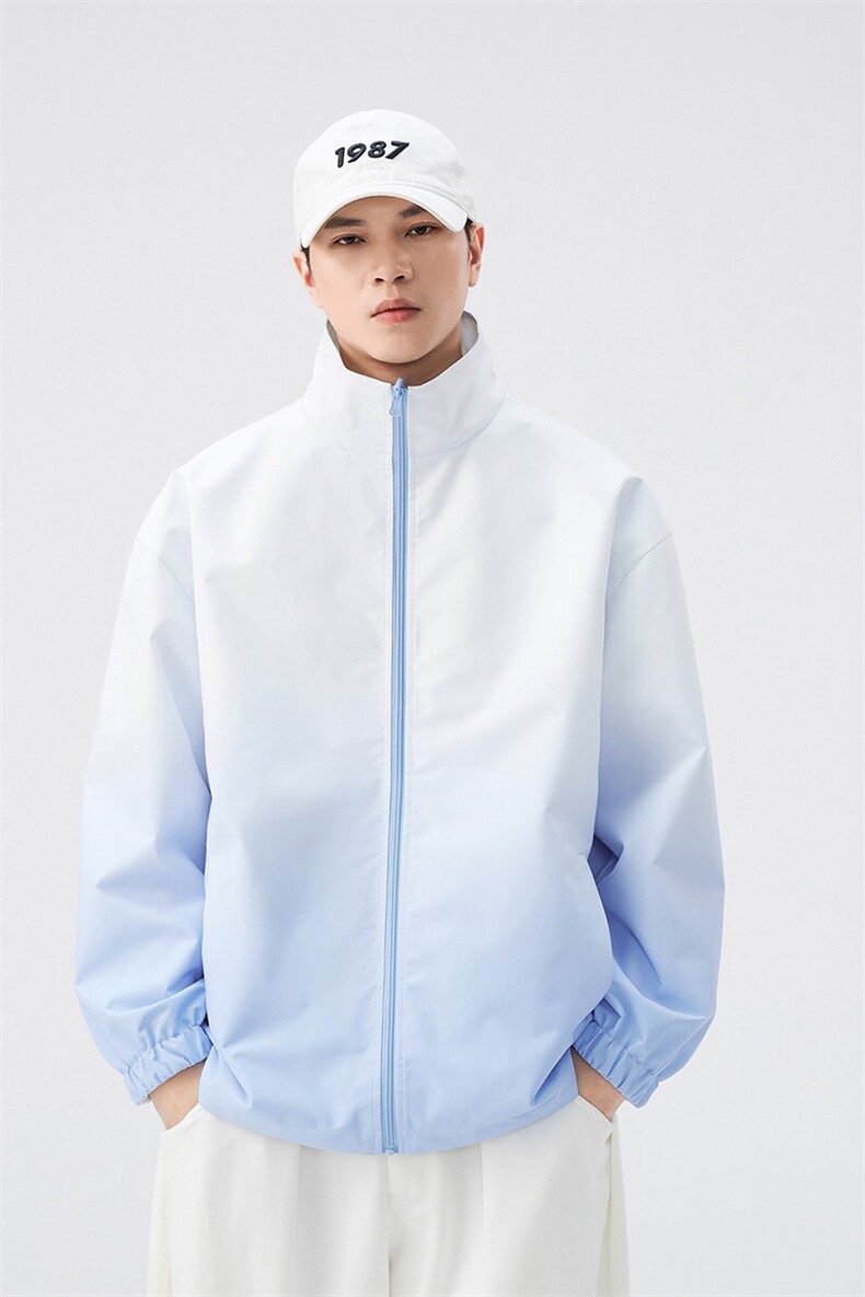 秋季宽松两面穿夹克男渐变立领上衣外套DSA157B-JK7906-P68,男装夹克,电商A157B