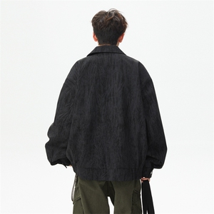 棒球服特批P70美式潮牌复古工装开衫外套男宽松休闲夹克男 SY2502图片