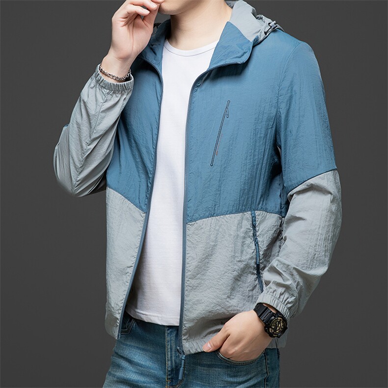 B-N7517夏季男士透气皮肤衣速干外穿防晒服薄款户外免烫外套图片