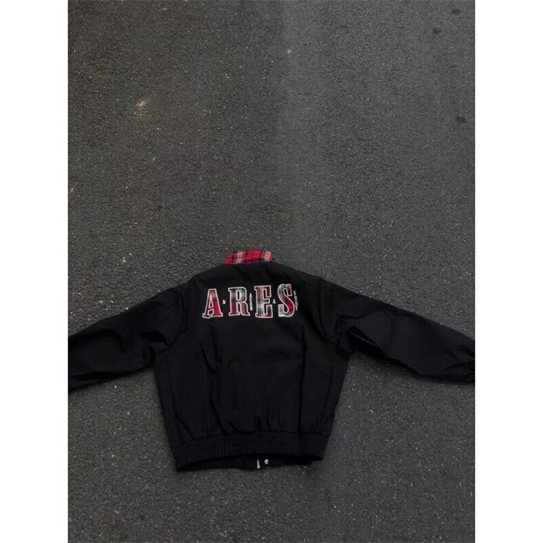 W9606-P70网图现货美式立领字母刺绣夹克休闲棒球服,男装夹克,星座1608-2