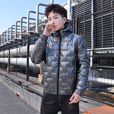 时尚冬季棉服男士冬季高端潮流外套男加厚上衣连帽服短款夹克上衣，男装棉衣，电商B212（原钱塘6029）