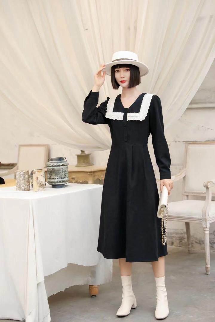 小香风连衣裙，女装连衣裙，博内歌特