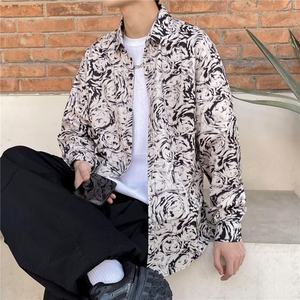 2023男春秋情侣宽松休闲衬衣RC58P30图片