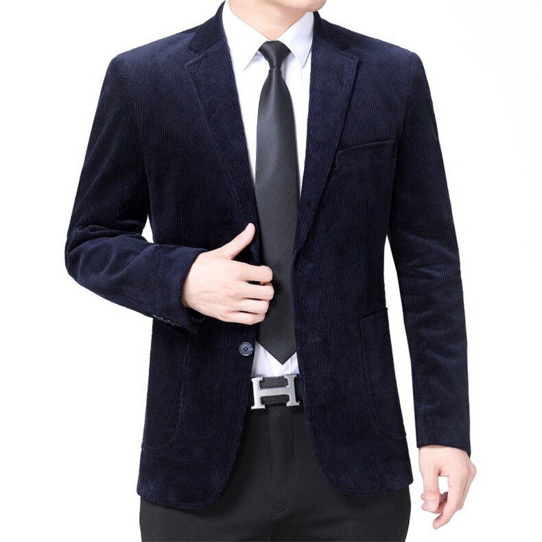 秋季新款纯棉2022西服中年男士商务休闲西服单件上衣西装秋外套,男装西服,电商B212（原钱塘6029）