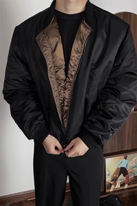 【有货】飞行夹克翻领宽松棉衣棉服外套 JK855 特P78图片