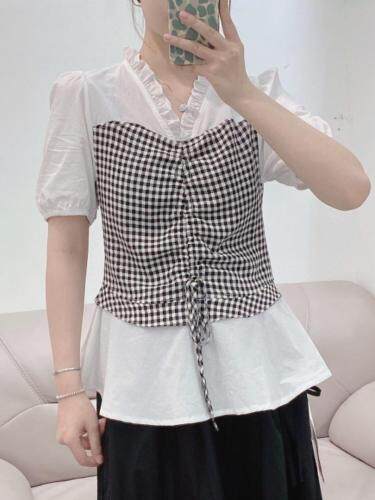 夏季新款韩版小衫，女装，依洛菲