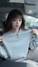 韩系学院风设计cleanfit卫衣简约纯色休闲打底常规P39加绒P49，男装T恤，电商B319