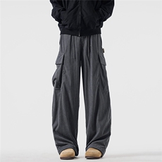 715-2-KS047JR加绒-P65X88-成分：100聚酯纤维（灯芯绒加绒），男装休闲裤，星座715-2