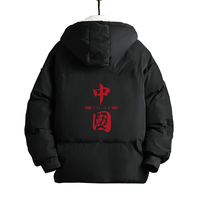 MY16198-P100加厚加绒连帽衣男大码服男面包服男网格挂拍,男装棉衣,电商A040A