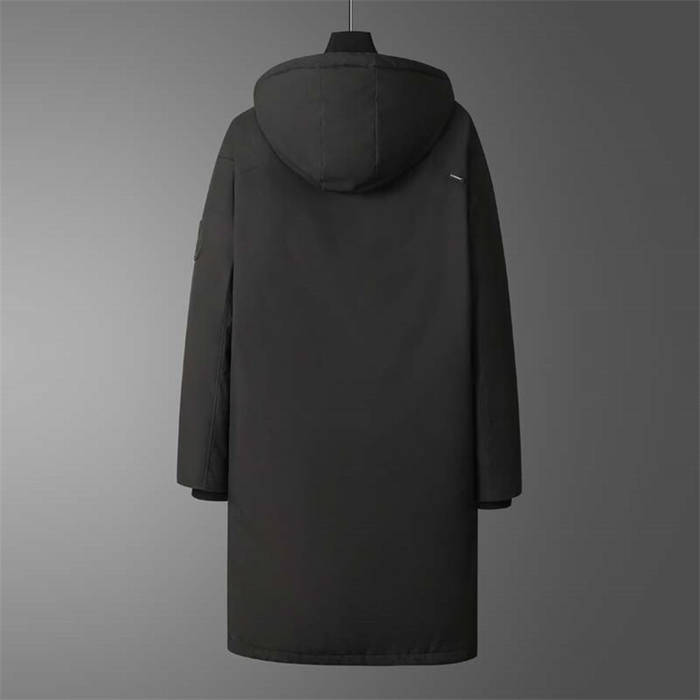 2024重工工装大码休闲长款时尚羽绒服P290-控358-XZ402-2大货足,男装羽绒服,星座402-2