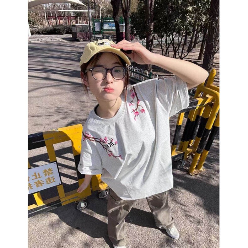 纯棉刺绣潮牌230克T恤男女短袖上衣BT009-P32,男装T恤,星座412-3