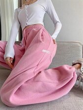 2022秋季新款时尚百搭运动风休闲宽松休闲裤，女装休闲裤，L·H·X