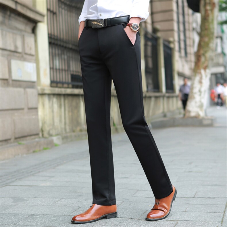 胖子休闲西裤男宽松大码加肥加大胖人肥佬正装西装裤1610款P90，男装西裤，星座802