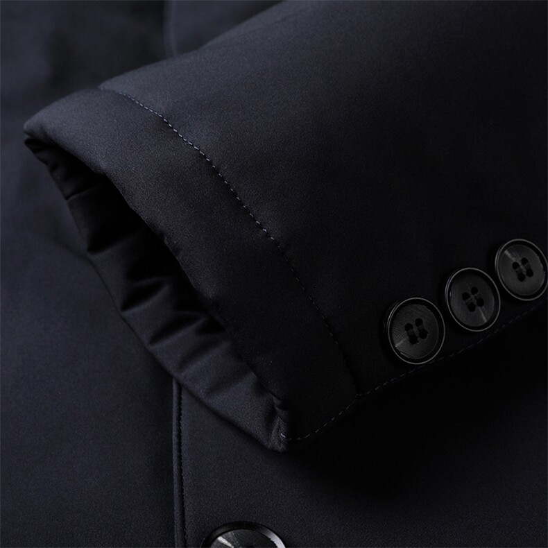 冬季中年纯色棉服冬装中年男翻领棉服爸爸外套HPN8388-P200,男装棉衣,电商B212（原钱塘6029）