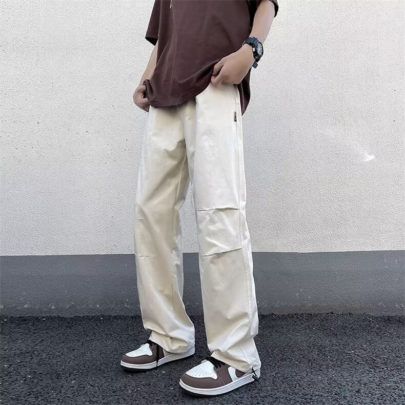 高街阔腿工装裤子男款夏秋季复古休闲潮牌宽松直筒裤K0815-P37,男装休闲裤,星座308B-2