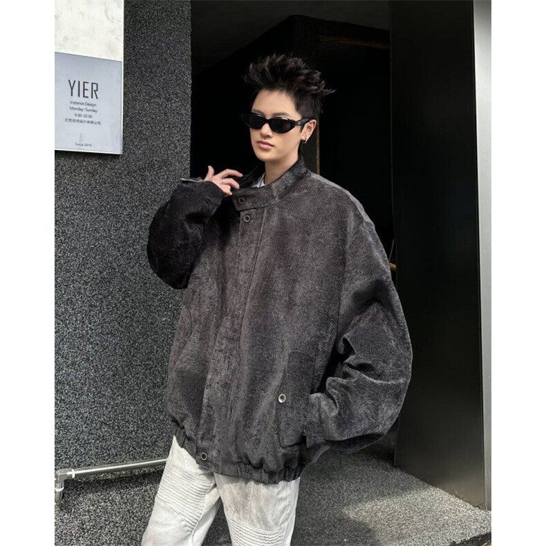 设计感青少年上衣夹克男春秋季2025新款高级感老钱风格W9346-P83,男装夹克,星座1109-3