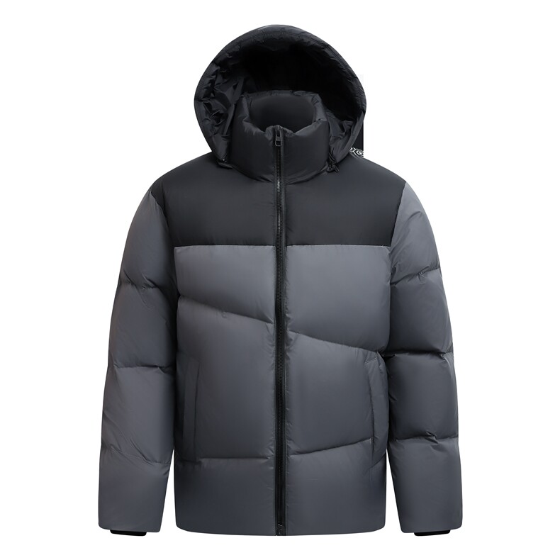【真正羽绒】90绒带连帽面包服可拆卸羽绒服LMY65101-P235,男装羽绒服,电商A306