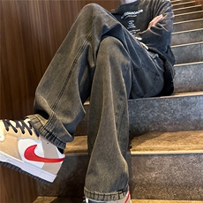 K1220-p30-控59oversizecleanfit黄泥牛仔裤直筒裤老爹裤长裤，男装牛仔裤，星座103A-1