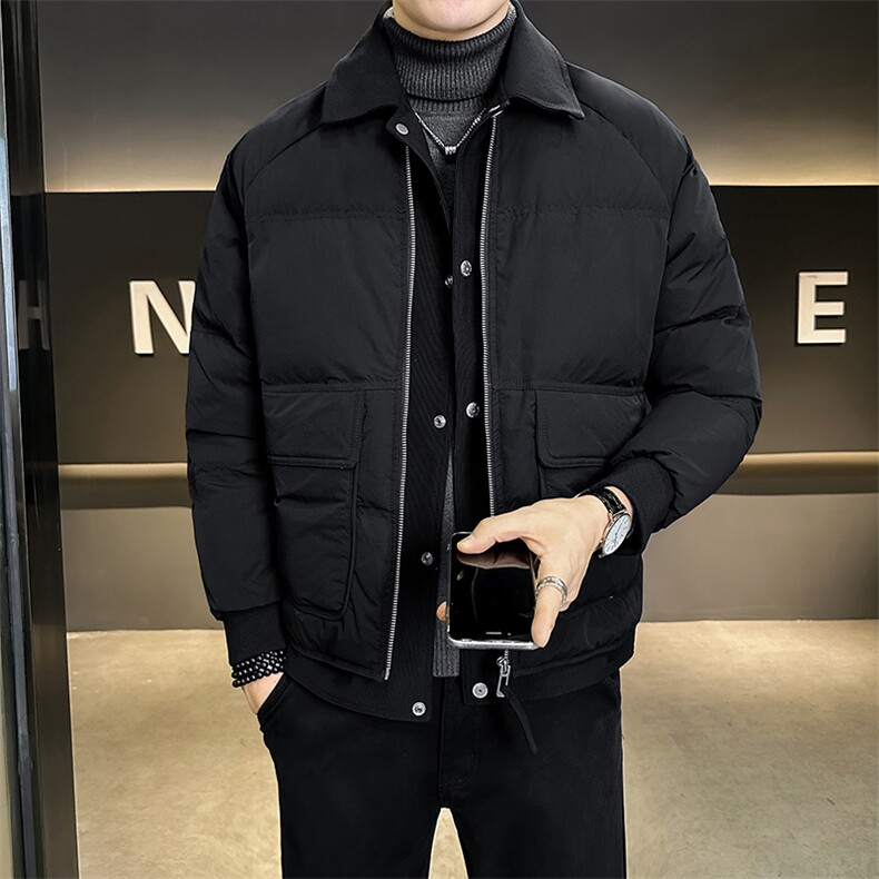 冬季店主羽绒服简约时尚保暖品质数据款简约外套男6297-P185,男装羽绒服,电商D327