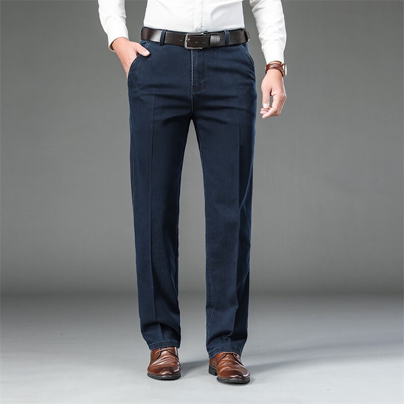 LWL9090H男士秋季新款牛仔裤长裤男装裤子修身直筒休闲四季裤，男装牛仔裤，电商B360