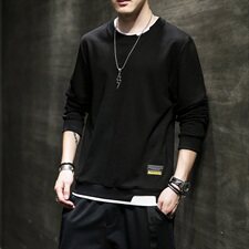 3！特批！秋季男士大码宽松鹿头圆领卫衣打底衫，男装卫衣，星座617B