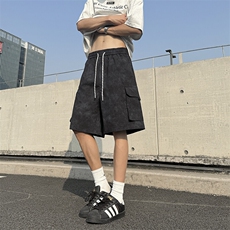 夏季新款直筒休闲工装短裤户外运动五分裤男运动短裤，男装牛仔裤，星座1206（原A206）